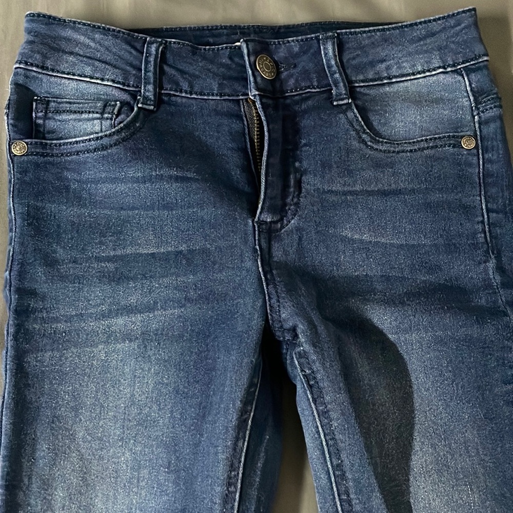dark blue jeans. size 10 in little girls.